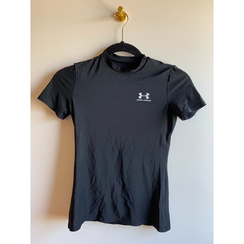 Under Armour Black Spandex Short Sleeve